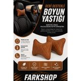 FARKSHP KGM SSANGYONG TORRES UYUMLU ARAÇ-ÖZEL ÜRETİM OTO TABA DERİ TABA DİKİŞLİ BOYUN DESTEK YASTIĞI