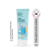 Farm Skin Snail Tone Up Cream Cilt Ton Eşitleyici Aydınlatıcı Eşitleyici Niacinamide Kore 70 ml Salyangoz Krem