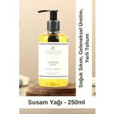 FARMAFARM DOĞALSAĞLIK Soğuk Sıkım Susam Yağı - 250ml - Beyaz Susam ve Ata Tohumu