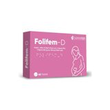 Farmafem İlaç Folifem-D 60 Tablet (Folat L-(65)-5 Metil Folat, Vitamin İçeren Takviye Edici Gıda)