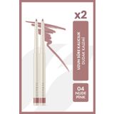 Farmasi 2'Li Dudak Kalemi 04 Nude Pink