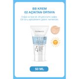 Farmasi BB Krem 02 Light to Medium | SPF 15, Cilt Tonu Eşitleyici, Nemlendirici & Mat Bitiş