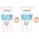 FARMASI BB Krem Açıktan Ortaya 50 ml E Vitamini İçeren Canlandırıcı Krem Karma Ciltler İçin