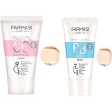 Farmasi BB Krem ve CC Krem Açık Ton 50 ml Kolajen İçeren Cilt Tipi İçin Etkili Bakım