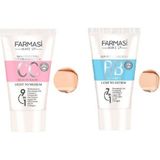 FARMASI BB ve CC Krem Açıktan Ortaya 50 ml Canlandırıcı Etkiyle Karma Ciltler İçin E Vitamini