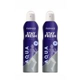 Farmasi Deodorant - 2'Li Stay Fresh Aqua Deodorant Erkek 150 ml