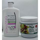Farmasi Dr.C.Tuna Vitalizing Sarımsaklı Şampuan 500 Ml + Dr.C.Tuna At Kestanesi Masaj Kremi 500 ml