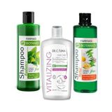 Farmasi Dr. C. Tuna Vitalizing Sarımsaklı Şampuan + Botanics Isırgan Özlü Şampuan + Botanics Herbal Mıx Şampuan