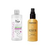 Farmasi Farmasi Dr. C. Tuna Sarımsaklı Şampuan 225 ml ve Keratin Bakım Spreyi 115 ml