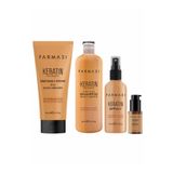 Farmasi Keratın Seti (Keratin Therapy Onarıcı Saç Maskesi, Saç Serumu, Sprey, Şampuan)