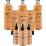 Farmasi Keratin Theraphy 3x3 'lü Saç Bakım Seti - Şampuan - Maske - Sprey x 3
