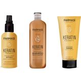Farmasi Keratin Theraphy Onarıcı 3'lü Saç Bakım Seti