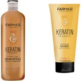 Farmasi Keratin Therapy Onarıcı Şampuan + Keratin Therapy Onarıcı Maske - 1