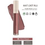 FArmasi Mat Likit Ruj 08 Rose Dream Yeni Nesil Ürün