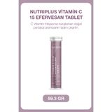 Farmasi Nutriplus Vitamin C Efervesan Tablet 15 Adet | Portakal Aromalı C D Vitamini Çinko