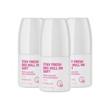Farmasi Soft Anti-Perspirant Kadın Deo Roll On 50 ml 3 Adet