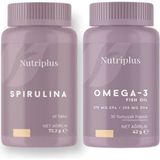 Farmasi Spırulına 60 Tablet ve Omega3 Balıkyağı 30 Yumuşak Kapsül Farmasi Nutrıplus Spıruluna ve Om