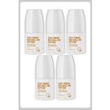 Farmasi Stay Fresh Deo Roll On Kadın Cotton 48 Saat Koruma 50 ml 5 Adet
