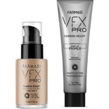 Farmasi Vfx Pro Camera Ready Fondöten 07 Vanilla 30 ml + Makyaj Bazı 25 ml