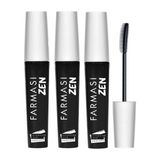 Farmasi Zen Maskara Suya Dayanıklı Hacim Verici 3 Adet 8 ml Siyah Renk