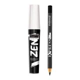 Farmasi Zen Siyah Maskara+Farmasi 01 Make Up Express Siyah Göz Kalemi