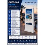 Farmatek Outdoor Kiosk 65" - Siyah