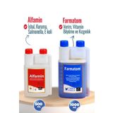 FARMATOM 1000 ML KANATLI HAYVANLAR İÇİN VİTAMİN DESTEĞİ , ALFAMİN 500 ML KANATLI HAYVANLAR İÇİN İSHAL DESTEĞİ