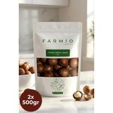 Farmio 1 kg Kabuklu Kavrulmuş Makademya Fındığı Çin Menşeli Kremamsı ve Aromatik Özellikte