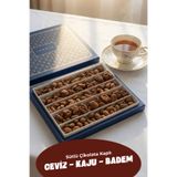Farmio Hediyelik Çikolata Kaplı Kuruyemiş 900Gr – Kaju, Badem, Ceviz - Sütlü Çikolata Kaplı Kakaolu Draje