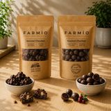 Farmio Ilave Şekersiz Bitter Çikolata 2X50GR - Turna Yemişi, Dut & Badem - 100 gr