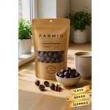 FARMİO İlave Şekersiz Bitter Çikolata Kaplı Turna Yemişi - 50gr Doypack