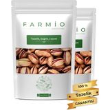 Farmio Premium Antep Fıstığı 1kg (2X500GR) – Kabuklu Kavrulmuş – Ana Çıtlak – Taptaze Yeni Mahsül - 1 kg