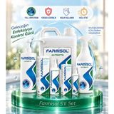 Farmisol Alkolsüz Sıvı Dezenfektan 7 lt Kişisel Kullanım İçin 5'li Set Antiseptik Özellik