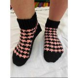 Farmlove El Örgüsü Çorap - Çizgi Desenli Yavruağzı - 36 - 39