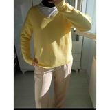 Farmona Pinterest Triko Kazak - 05S-Sarı - Standart