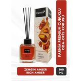 Farnia Premium Çubuklu Oda ve Ofis Kokusu 100 ml Zengin Amber Rich Amber