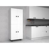 Faro Mdf 4 Raflı Çok Amaçlı Mutfak Banyo Ayakkabılık Dolap 70 Cm
