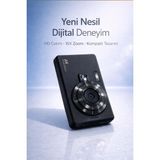 FaroxTech Yeni Nesil 4K Ultra Hd Dijital Fotoğraf Makinesi – 16X Zoom Özellikli Profesyonel Vlog Kamerası - Siyah