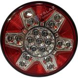 FARPLAS 24V SİNYAL LAMBASI LEDLİ (YUVARLAK) GÜLERYÜZ COBRA-MITSUBISHI-OTOKAR-TEMSA (122 MM)