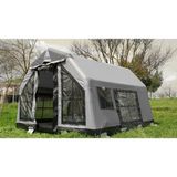 Farri Outdoor Marına Şişme Çadır Gümüş Gri | 7 M² | 4-6 Kişilik | All-Season Kamp Çadırı