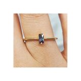 Fasek Gold Mistik Topaz Taşlı Gümüş Yüzük, 10, HNKYUZ2826, Sarı, Kadın