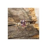 FasekGold Gümüş Yüzük - 0.95 CT Zultanit Kadın 925 Ayar Gümüş Evlilik Teklifi Yüzüğü - Doğal Taşlı Gümüş Yüzük