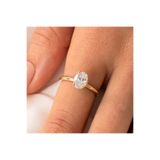 FasekGold Gümüş Yüzük - 1.50 Karat Zirkon Tektaş 925 Ayar Gümüş Evlilik Teklifi Yüzüğü