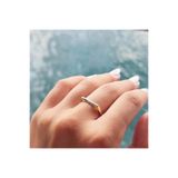 FasekGold Gümüş Yüzük - Love Kalın Çizgi Taşsız Modern Tasarım 925 Ayar Gümüş Eklem Yüzük