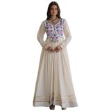 FASHION BAZAR 365 Hint Pakistanlı Kadınlar Bayram Festivali Elbisesi Stil 23998 için Etnik Elbise Giymeye Hazır