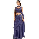 FASHION BAZAR 365 Kadın lehenga choli geleneksel düğün için set Nakış ve El İşi ile Fantezi 24132