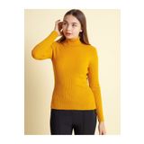 Fashion Friends 20K0288B1 Hardal Kadın Kazak