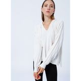 Fashion Friends 22k0267k1 Kapüşon Yaka Düz Bej Kadın Kazak