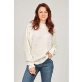 Fashion Friends 5373505 Balıkçı Yaka Yarasa Kol Ekru Kadın Kazak
