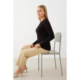 Fashion Friends Bisiklet Yaka Siyah Kadın Kazak 25K0023K1